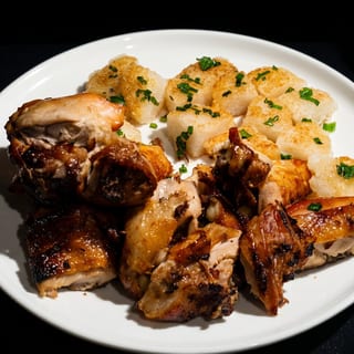 Chim Cút Xôi Chiên/Garlic Butter Quail with Sweet Rice